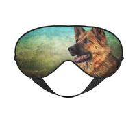 Retrato de perro pastor alemán imprimir, Cubreojos completos Antifaz bloqueador de luz Antifaz para dormir Antifaz suave con los ojos vendados Noche
