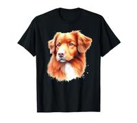 Retrato de perro perdiguero de pato de Nueva Escocia Camiseta