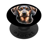 Retrato de Perro Plott Hound PopSockets PopGrip Adhesivo