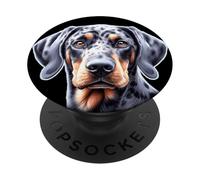 Retrato de Perro Plott Hound PopSockets PopGrip Adhesivo