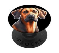 Retrato de Perro Plott Hound PopSockets PopGrip Adhesivo