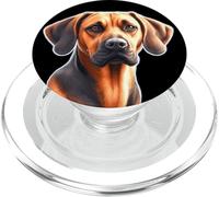 Retrato de Perro Plott Hound PopSockets PopGrip para MagSafe