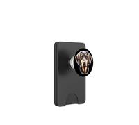 Retrato de Perro Plott Hound PopSockets PopWallet para MagSafe