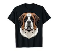 Retrato de Perro San Bernardo clásico Camiseta