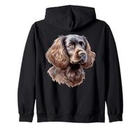 Retrato de perro Sussex Spaniel Sudadera con Capucha