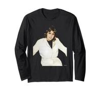 Retrato de Rock On Cantante David Essex por Dick Barnatt Manga Larga