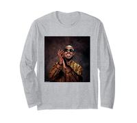 Retrato de Stevie Wonder Motown Artista por Michael Grecco Manga Larga