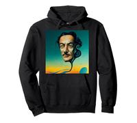 Retrato de Surrealismo de Dalí Salvador Sudadera con Capucha