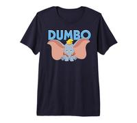 Retrato de texto azul de Disney Dumbo Camiseta premium