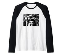 Retrato de The La's There She Goes Rock Band por AJ Barratt Camiseta Manga Raglan