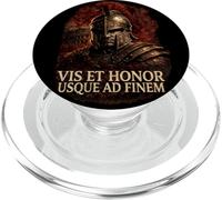 Retrato de un Centurión Romano con Casco Estilo Grunge Roma PopSockets PopGrip para MagSafe