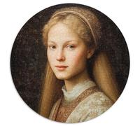 Retrato de una Joven Rubia renacentista Rompecabezas para Adultos || De Diversión Familiar 1000pcs (67.5x67.5cm)