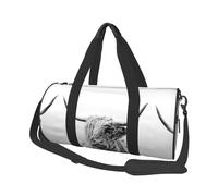 Retrato de una Vaca de Las Tierras Altas, Bolsa de Viaje de Gran Capacidad, Bolso Redondo, Bolsa de Viaje Deportiva, Bolsa de Mano, Bolsa de Fitness