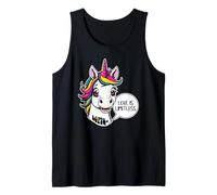 Retrato de Unicornio - El Amor no Tiene límites - Estilo cómic 1 Camiseta sin Mangas
