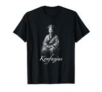 Retrato del Antiguo filósofo Chino de Konfuzius Camiseta gráfica económica