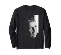 Retrato del Compositor de Hallelujah Leonard Cohen por AJ Barratt Manga Larga