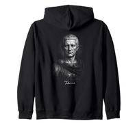 Retrato del Emperador Romano Tiberio César Sudadera con Capucha