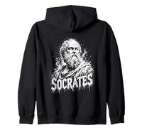 Retrato del filósofo Griego Antiguo de Sócrates Sudadera con Capucha