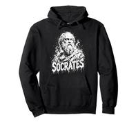 Retrato del filósofo Griego Antiguo de Sócrates Sudadera con Capucha