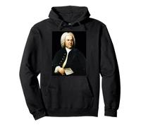 Retrato del Gran Compositor Johann Sebastian Bach Sudadera con Capucha
