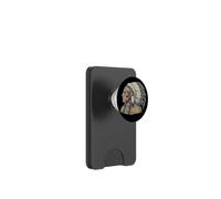 Retrato del Jefe Nativo Americano Guerrero indígena Vintage PopSockets PopWallet para MagSafe