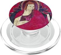 Retrato del Monje Indio Atisha Budista Tibetano Thangka PopSockets PopGrip para MagSafe