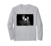 Retrato del Oasis de Liam y Noel Gallagher Michael Robert Williams Manga Larga