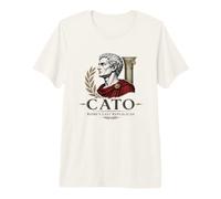 Retrato del senador estoico de la Antigua Roma Catón el Joven Camiseta Premium