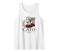 Retrato del senador estoico de la Antigua Roma Catón el Joven Camiseta sin Mangas
