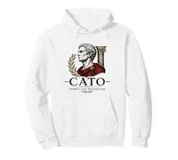 Retrato del senador estoico de la Antigua Roma Catón el Joven Sudadera con Capucha