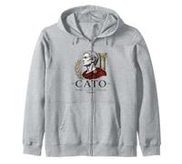 Retrato del senador estoico de la Antigua Roma Catón el Joven Sudadera con Capucha