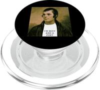 Retrato Divertido de Robert Burns PopSockets PopGrip para MagSafe