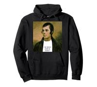 Retrato Divertido de Robert Burns Sudadera con Capucha