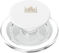 Retrato estilizado del Taj Mahal PopSockets PopGrip para MagSafe