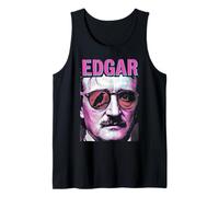 Retrato gótico Vintage de Arte Pop de Edgar Allan PoE Raven Camiseta sin Mangas