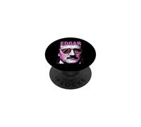 Retrato gótico Vintage de Arte Pop de Edgar Allan PoE Raven PopSockets PopGrip Adhesivo