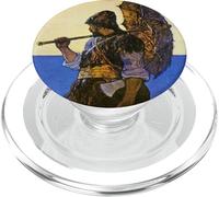 Retrato ilustrativo de Robinson Crusoe (1920) PopSockets PopGrip para MagSafe