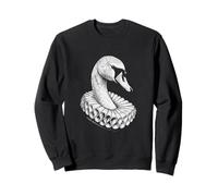 Retrato Renacimiento Cisne Arte Ave Noble Vintage Sudadera
