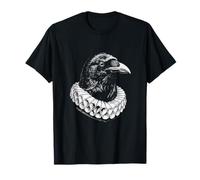 Retrato Renacimiento Cuervo Arte Ave Noble Vintage Camiseta