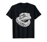 Retrato Renacimiento Gecko Arte Reptil Noble Vintage Camiseta