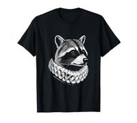 Retrato Renacimiento Mapache Arte Animal Noble Vintage Camiseta