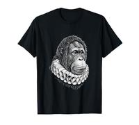 Retrato Renacimiento Orangután Arte Mono Noble Vintage Camiseta