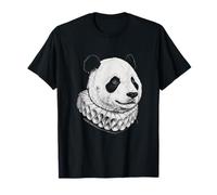 Retrato Renacimiento Panda Arte Animal Noble Vintage Camiseta