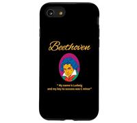 Retrato Retro de Beethoven con un Juego de Palabras hilarante Carcasa para iPhone SE (2020) / 7/8
