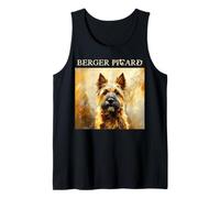 Retratos Coloridos de Perros franceses - Berger Picard Camiseta sin Mangas