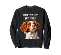 Retratos Coloridos de Perros franceses - Brittany Spaniel Sudadera