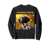 Retratos Coloridos de Perros franceses - Puntero Auvernia Sudadera