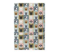 Retratos de Bulldog francés Perro con patrón, Rompecabezas de 1000 Piezas, Rompecabezas de Madera para Toda la Familia, decoración de Pared para Adultos y Adolescentes.