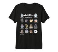 Retratos de focas en el Mundo - Foca Camiseta Premium