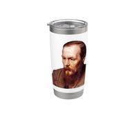 Retratos de Fyodor Dostoevsky por Vasily Perov Vaso térmico de acero inoxidable de doble pared